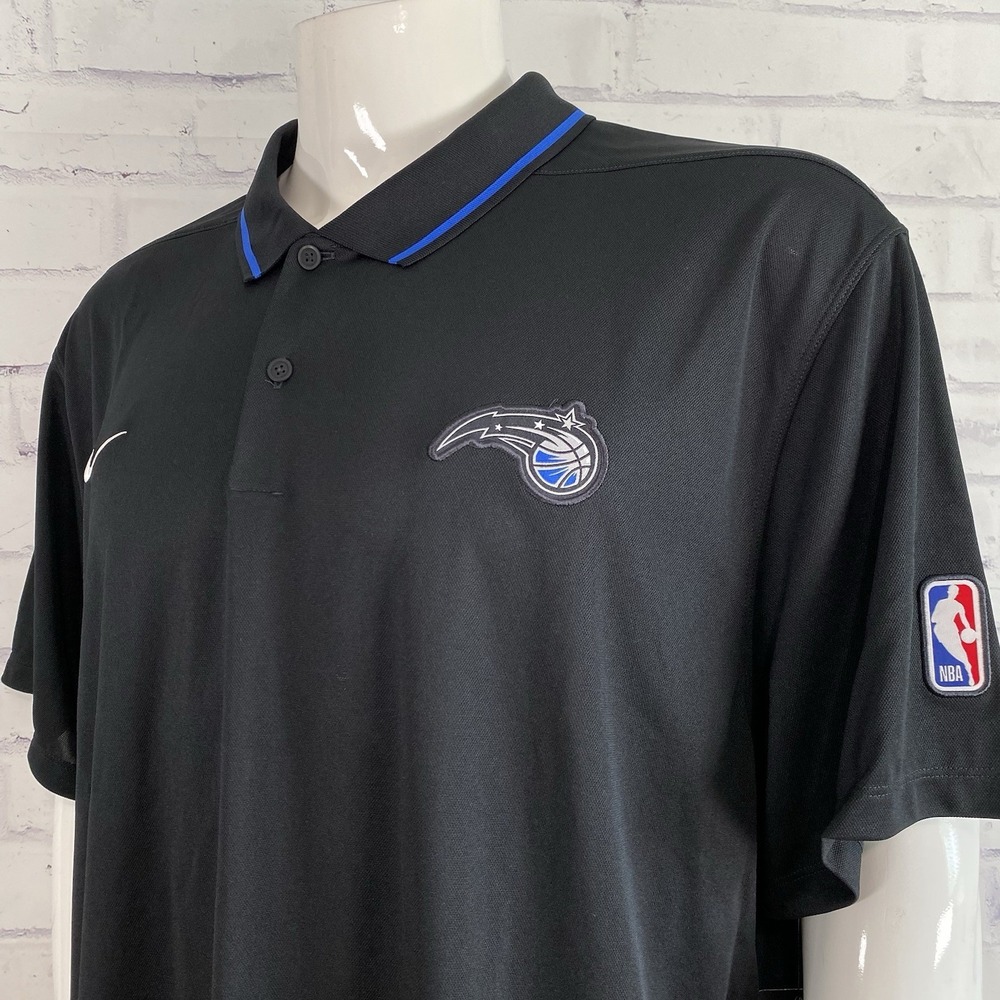 Nike Shirt Men's 3XLT Tall Polo Collar Orlando Magic NBA Basketball Dri-Fit NWT